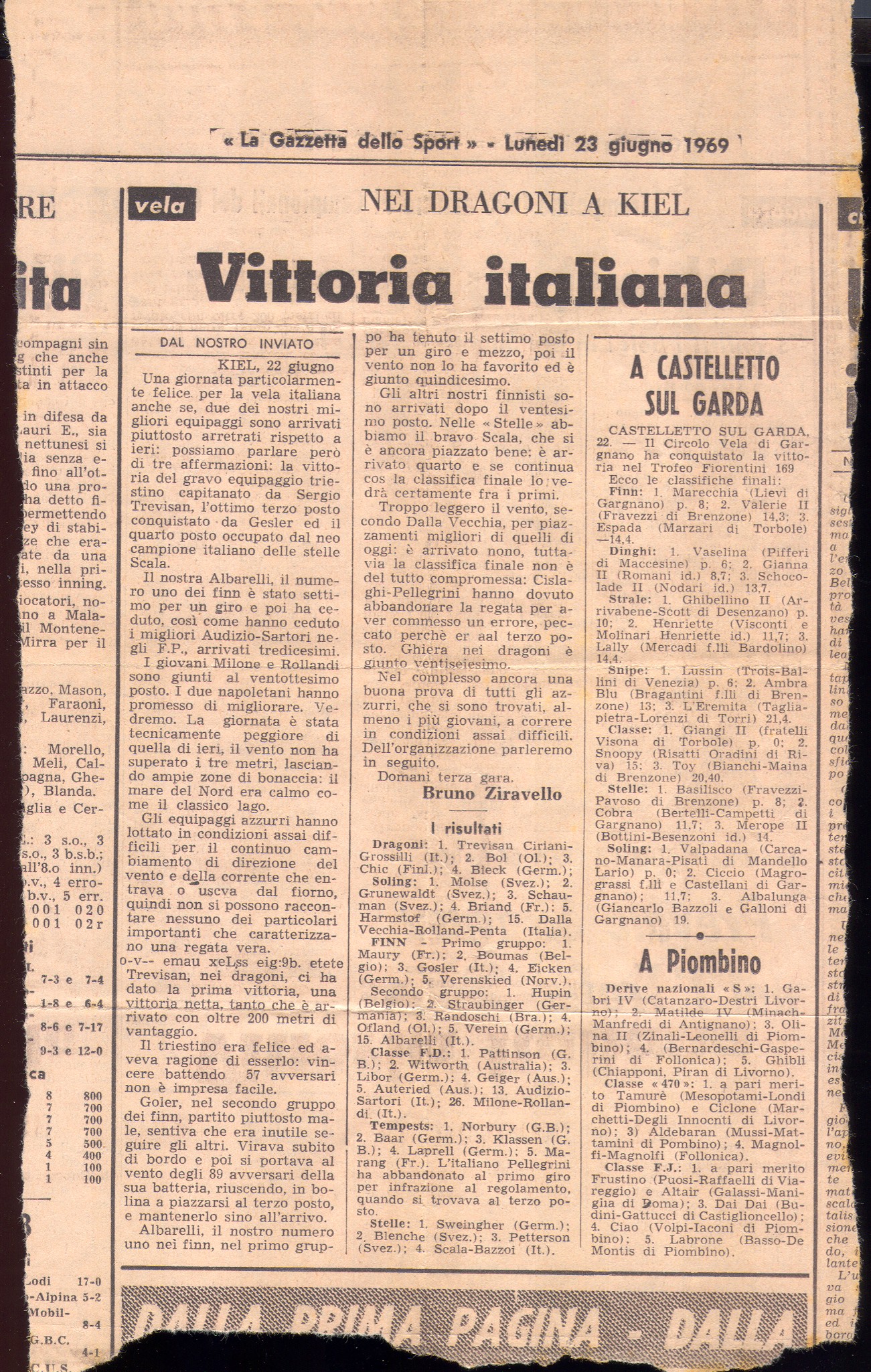 Gazzetta dello Sport 1969-70