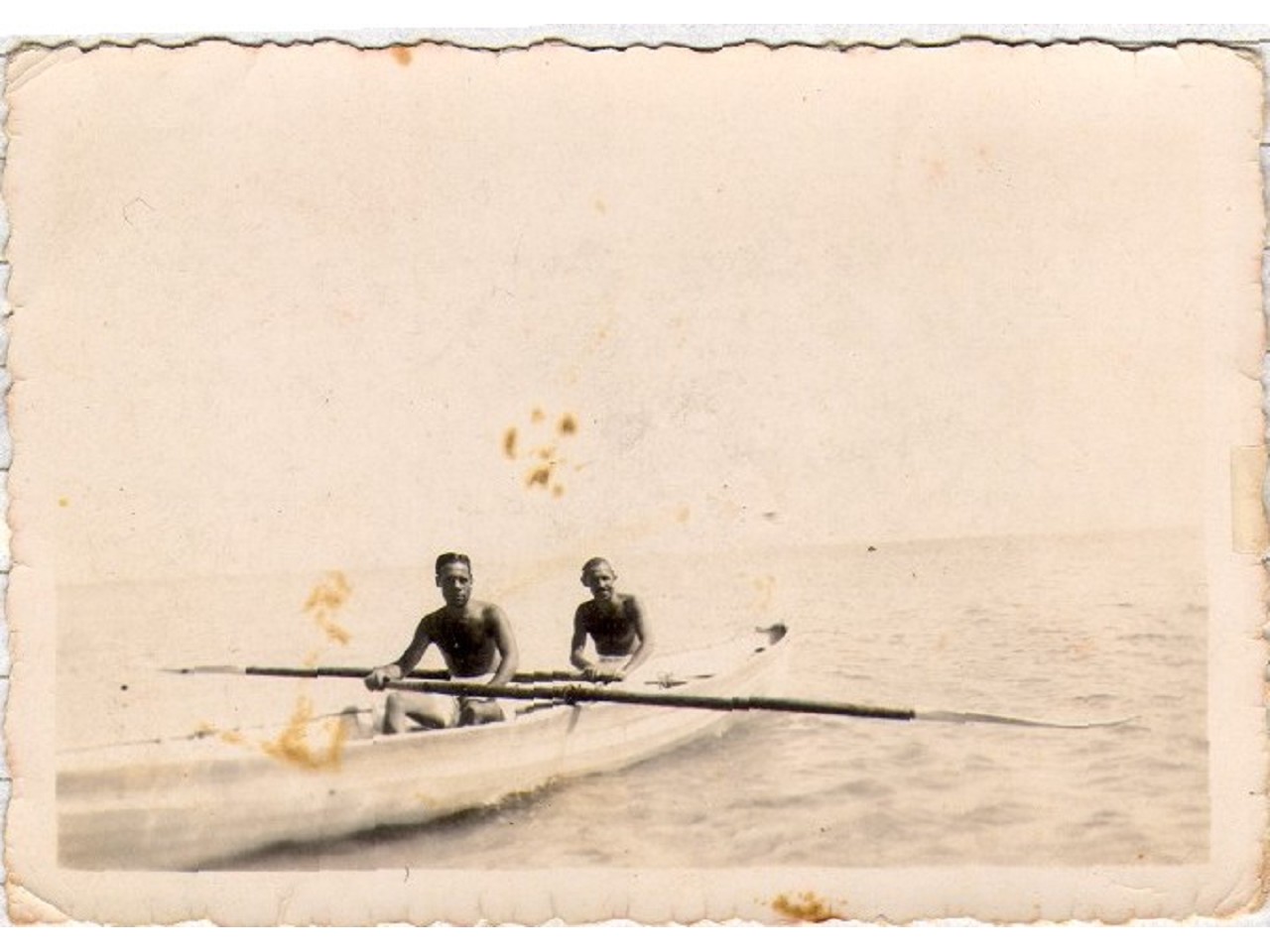 Canotto a due rematori.