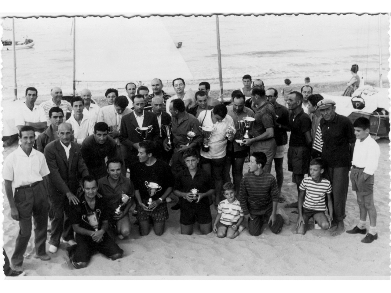 Premiazione alla LNI PSG - anni 50