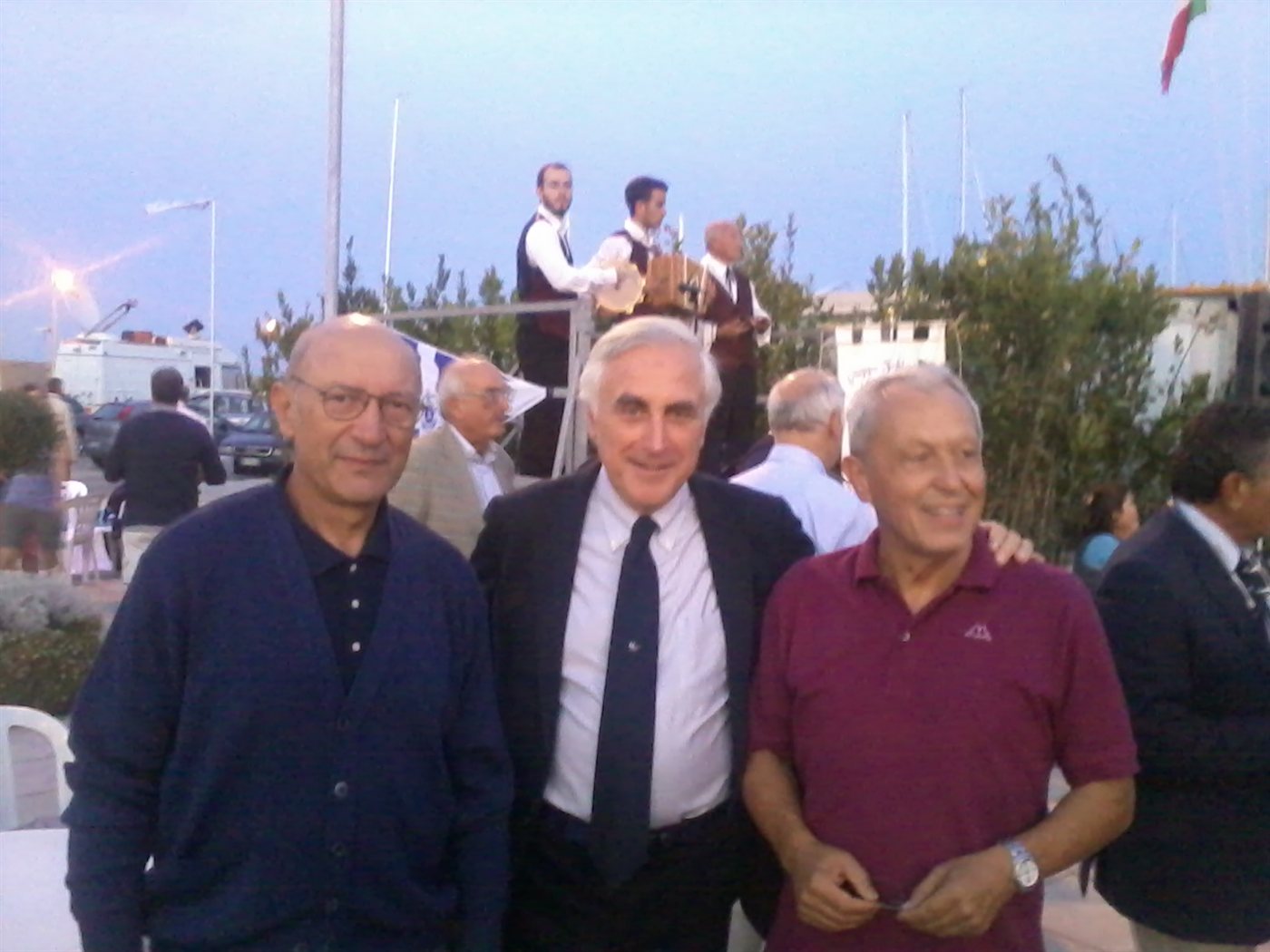 Luigi Silenzi con Carlo Croce e Federico Radente, 18 settembre 2012